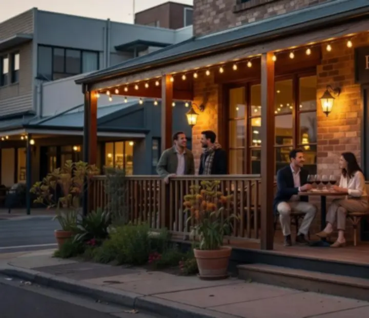 ADSIGHT LTD exterior at evening with warm lighting and welcoming entrance